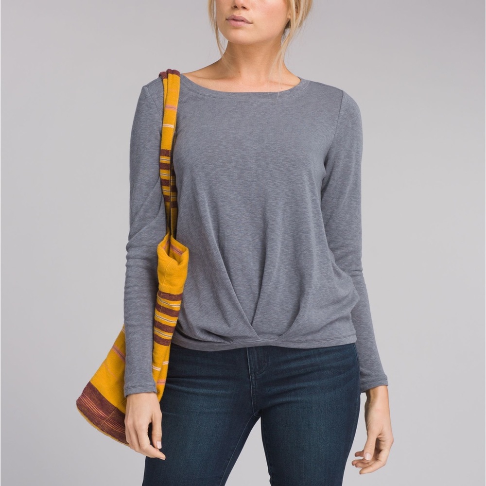 prAna | Grey Frosene Top